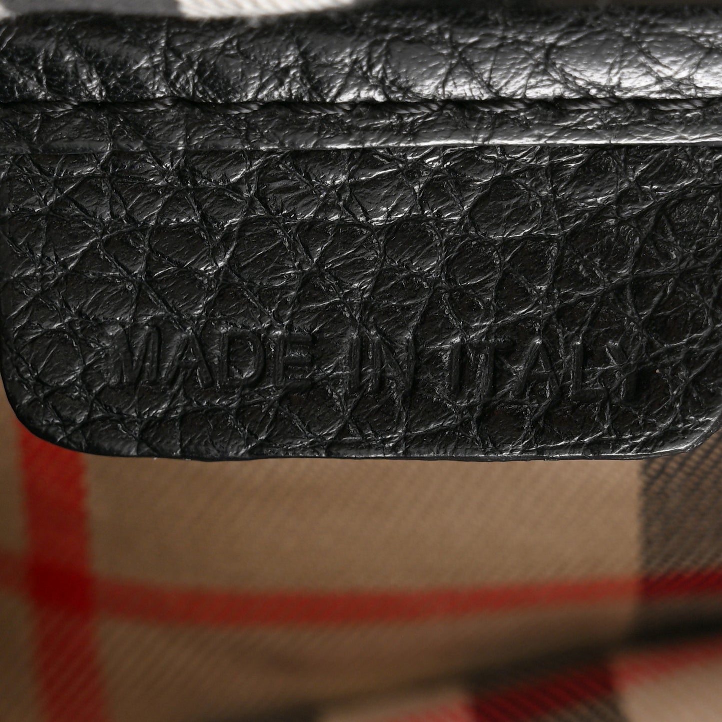 London Grainy Calfskin Medium Baynard Tote Black