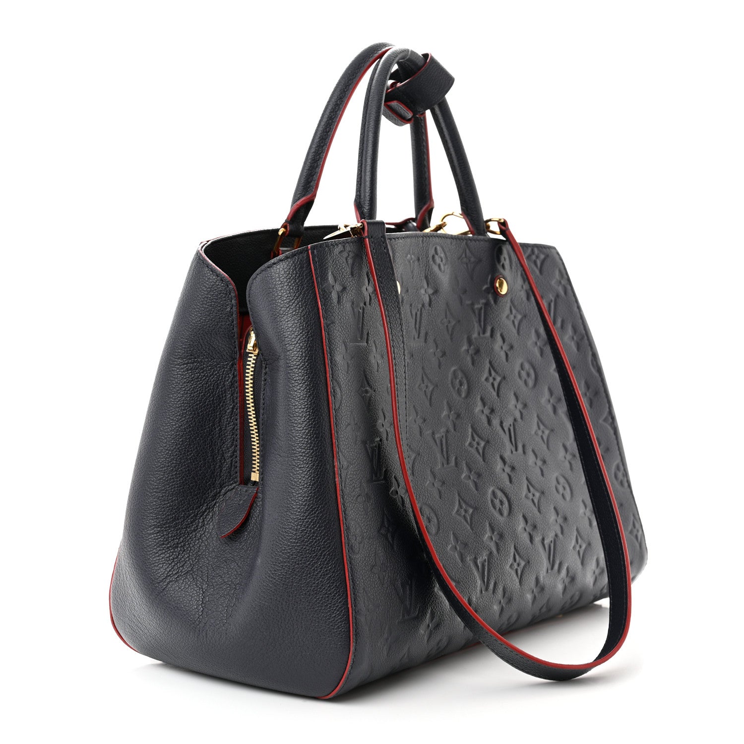 Louis Vuitton Empreinte Montaigne GM Marine Rouge 3 of 16