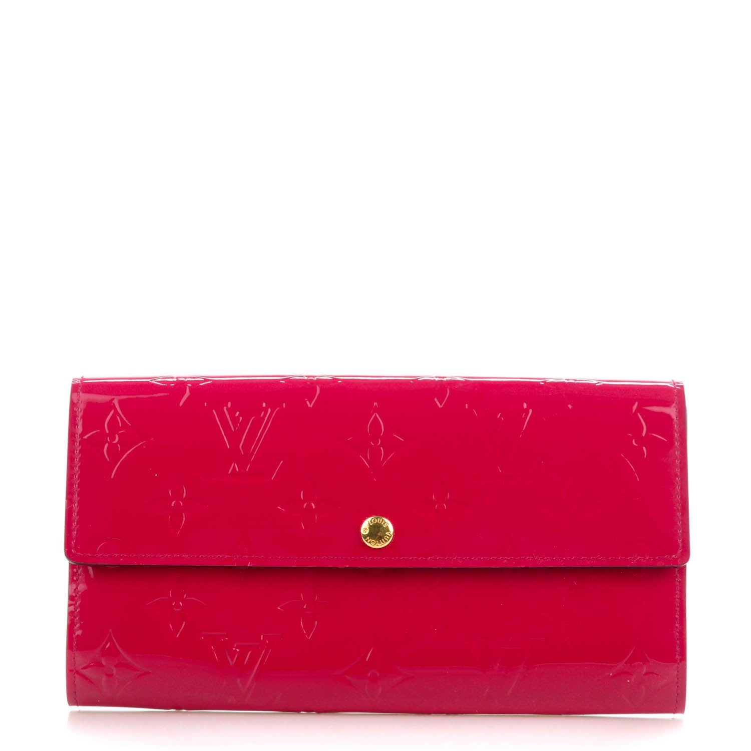 Louis Vuitton Vernis Sarah Wallet Rose Indien 1 of 7