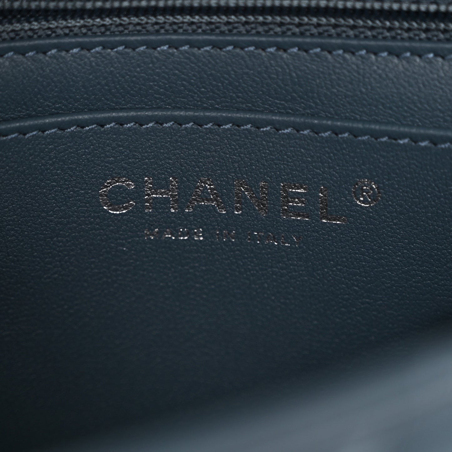 Aged Calfskin Chevron Quilted 2.55 Reissue Mini Flap Blue