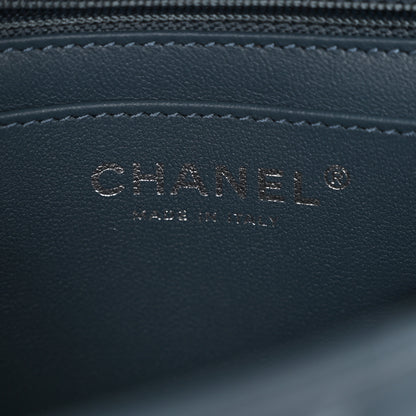 Chanel Aged Calfskin Chevron Quilted 2.55 Reissue Mini Flap Blue 6 of 11