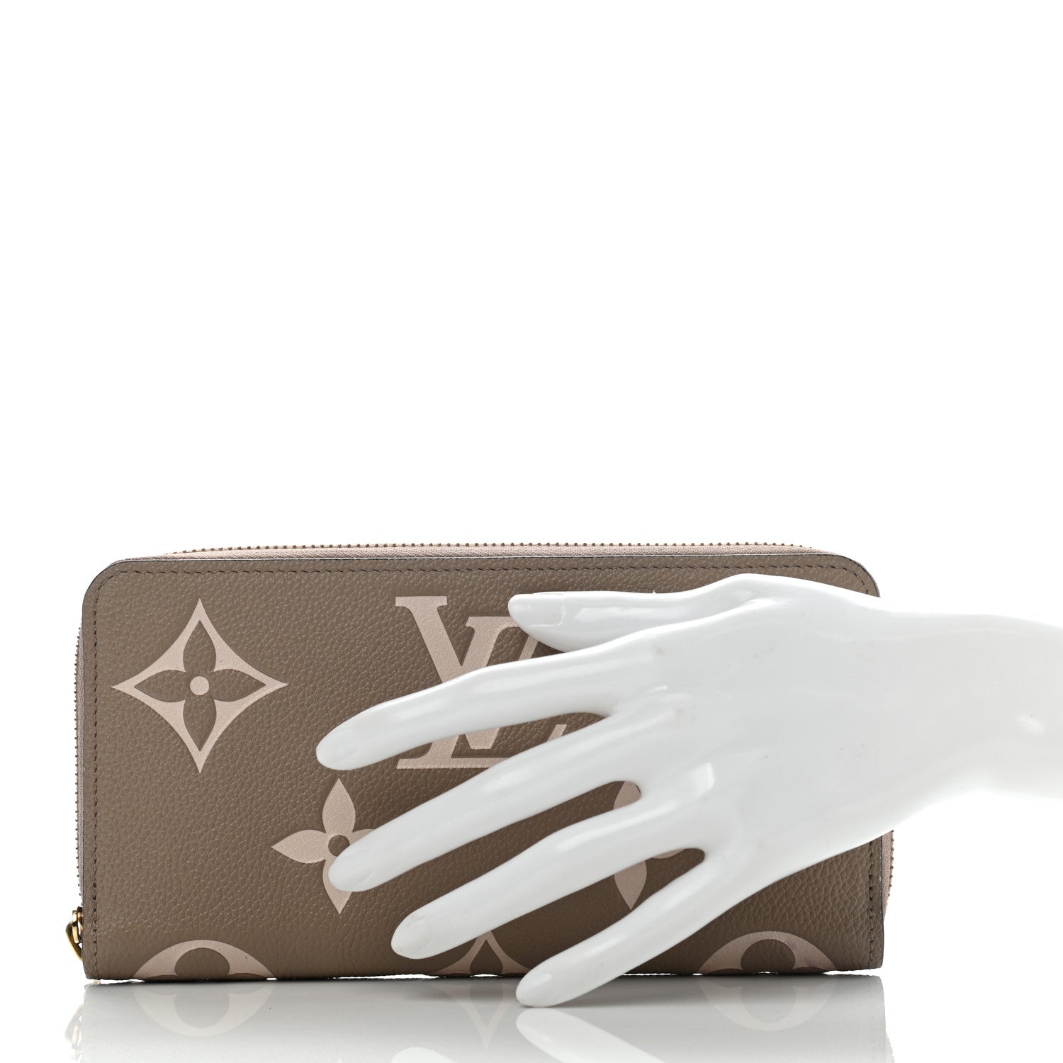 Louis Vuitton Empreinte Monogram Giant Zippy Wallet Tourterelle Creme 2 of 8