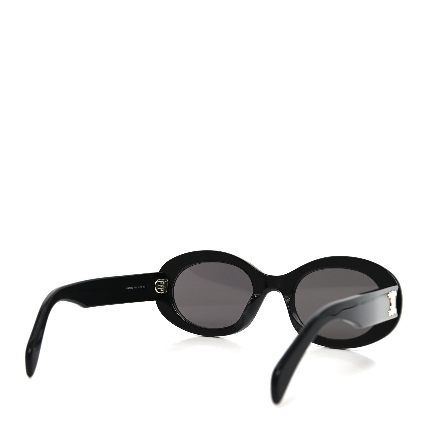 Celine Acetate Triomphe 01 Sunglasses CL 40194U Black 4 of 7