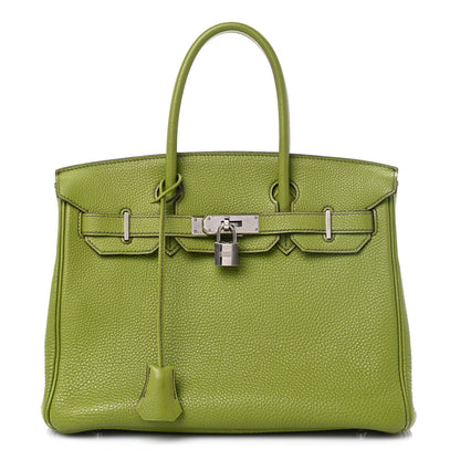 Hermes Togo Birkin 30 Vert Anis 1 of 18