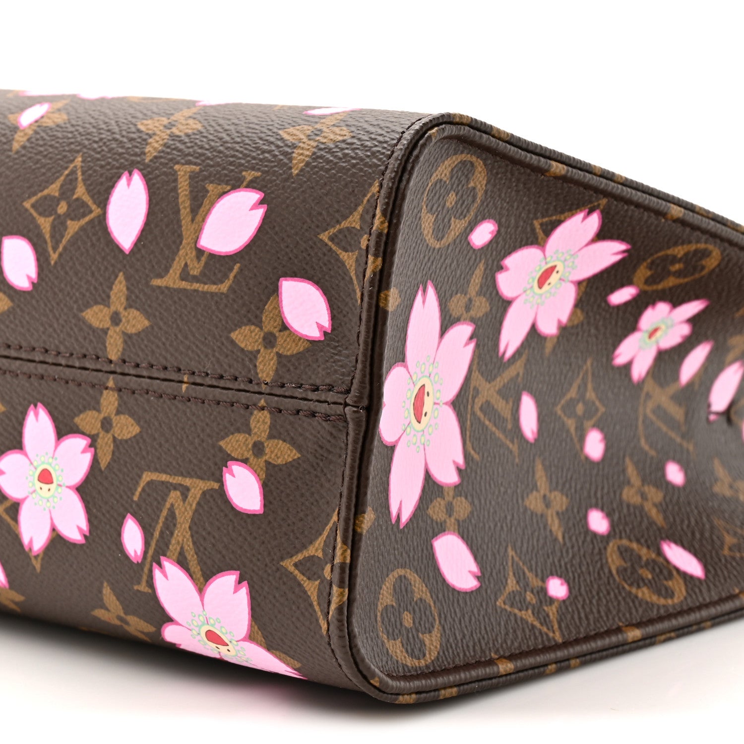 Louis Vuitton LV X TM Monogram Cherry Blossom Onthego PM Sakura Brown 8 of 10