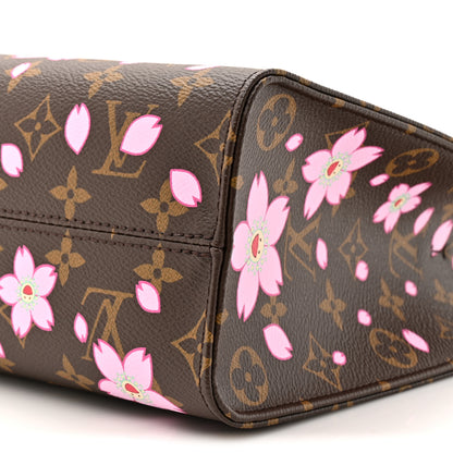 Louis Vuitton LV X TM Monogram Cherry Blossom Onthego PM Sakura Brown 8 of 10