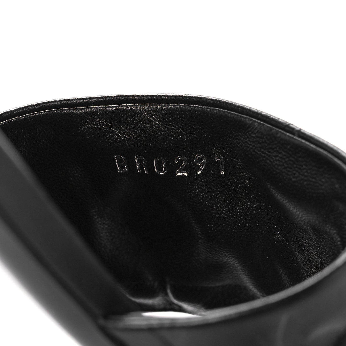 Lambskin Embossed Monogram Revival Flat Mules 37 Black