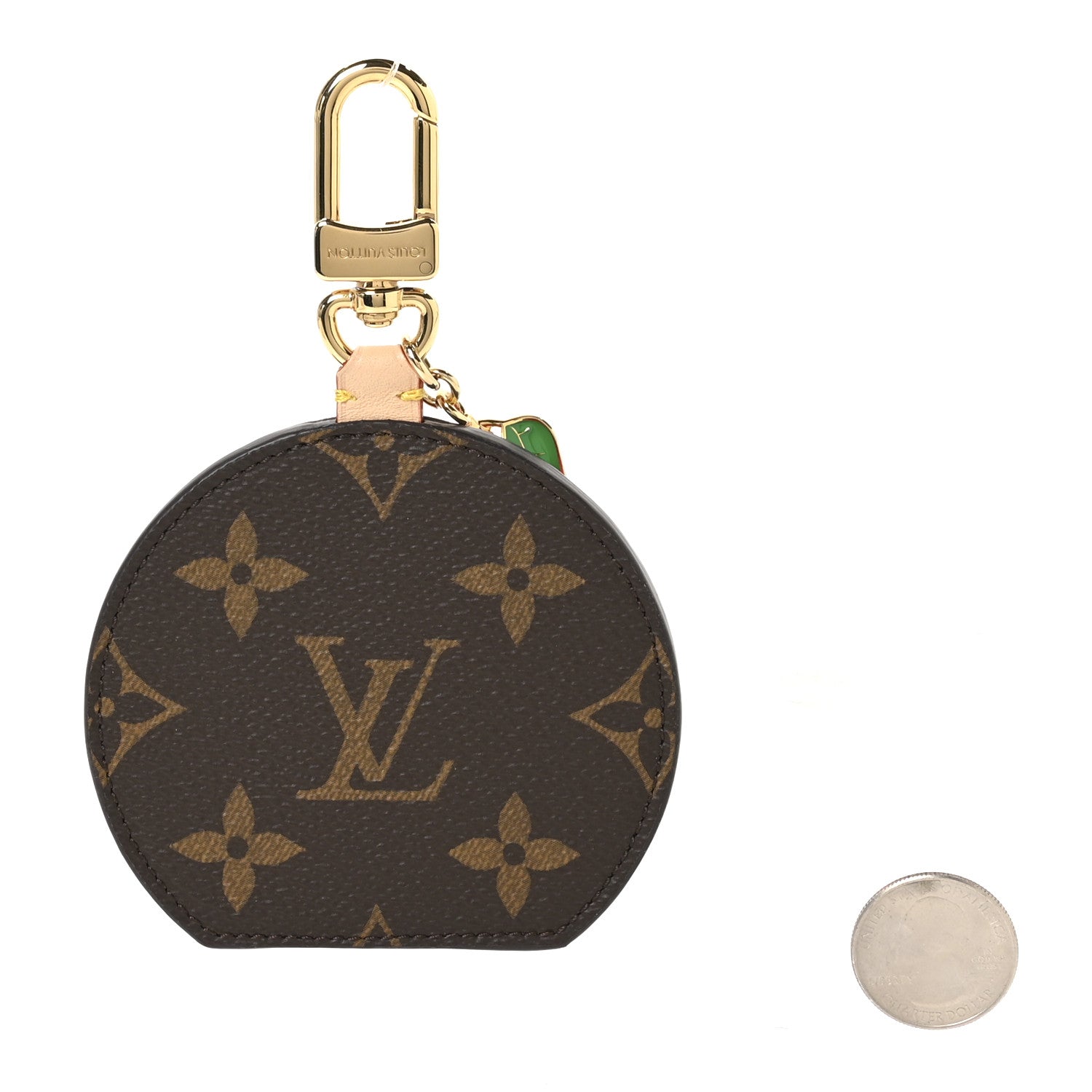 Louis Vuitton LV X TM Monogram Cerises Mini Mirror Bag Charm 2 of 4