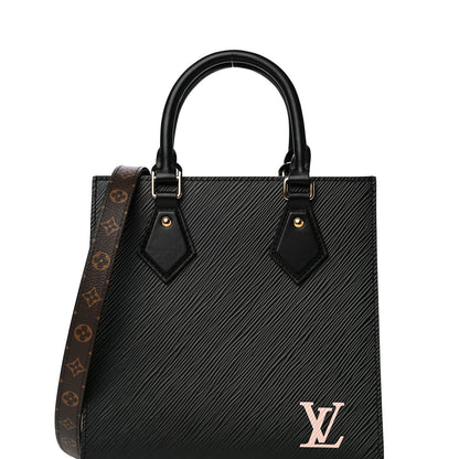 Louis Vuitton Epi Sac Plat BB Black 6 of 11