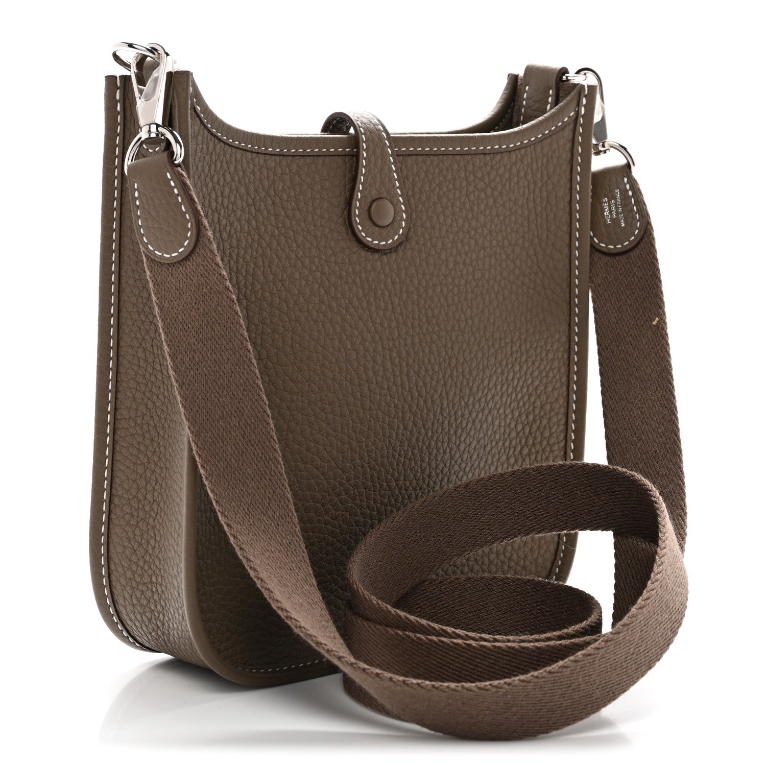 Hermes Taurillon Clemence Evelyne TPM Etoupe 3 of 11