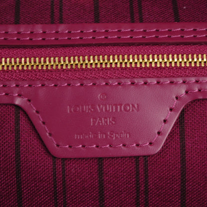 Louis Vuitton Monogram Totem Neverfull MM Magenta 7 of 8