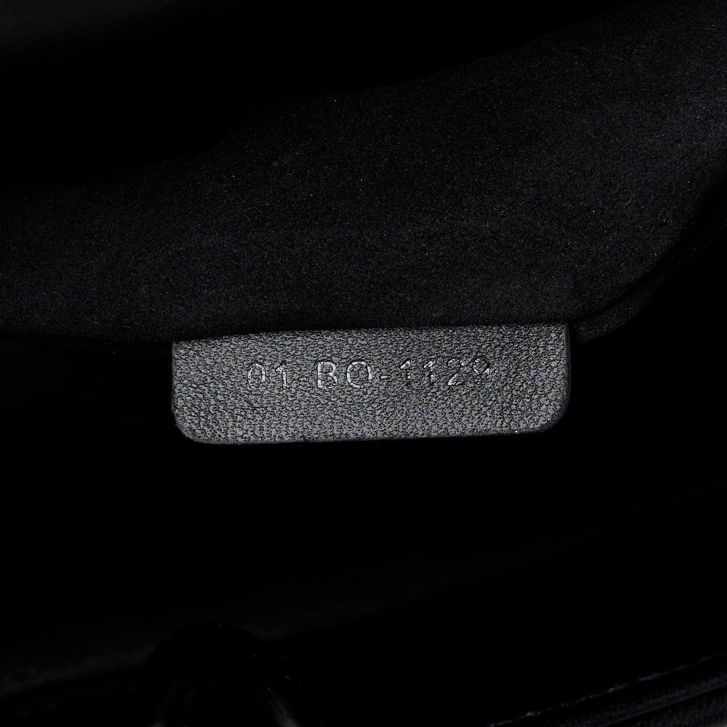 Calfskin Houndstooth Embroidered Medium Lady Dior Black White