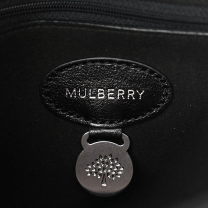 Mulberry Shiny Buffalo Medium Lily Flap Black 6 of 9