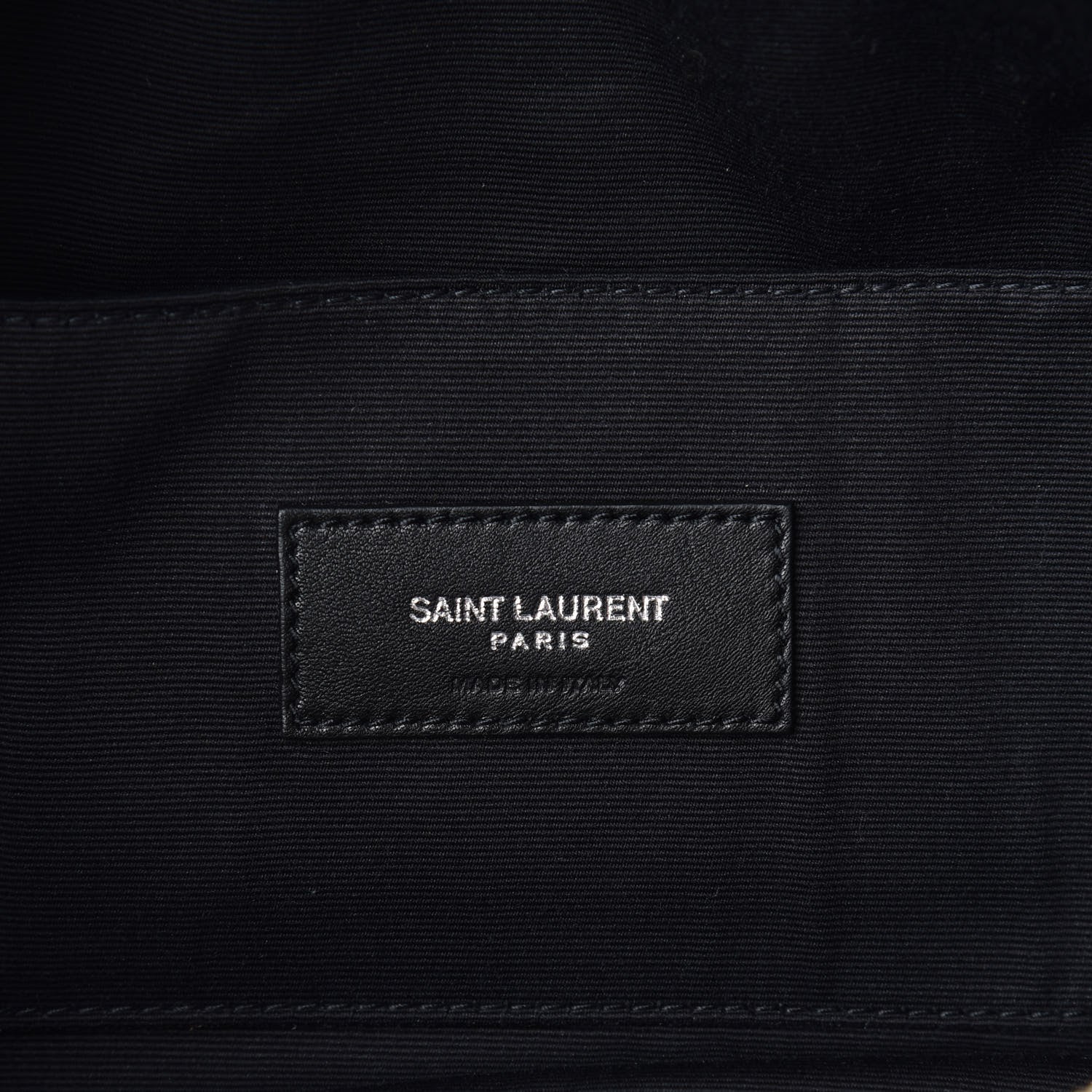 Saint Laurent Canvas Monogram Belt Bag Black 6 of 9