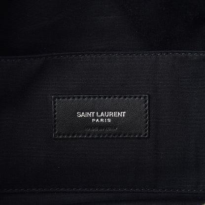 Saint Laurent Canvas Monogram Belt Bag Black 6 of 9