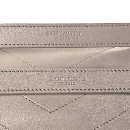 Saint Laurent Lambskin Matelasse Monogram Medium Niki Chain Satchel Nude Powder 10 of 13