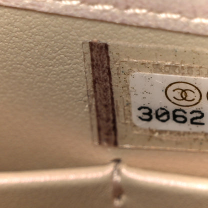Chanel Iridescent Lambskin Quilted CC Phone Holder Ivory 9 of 13
