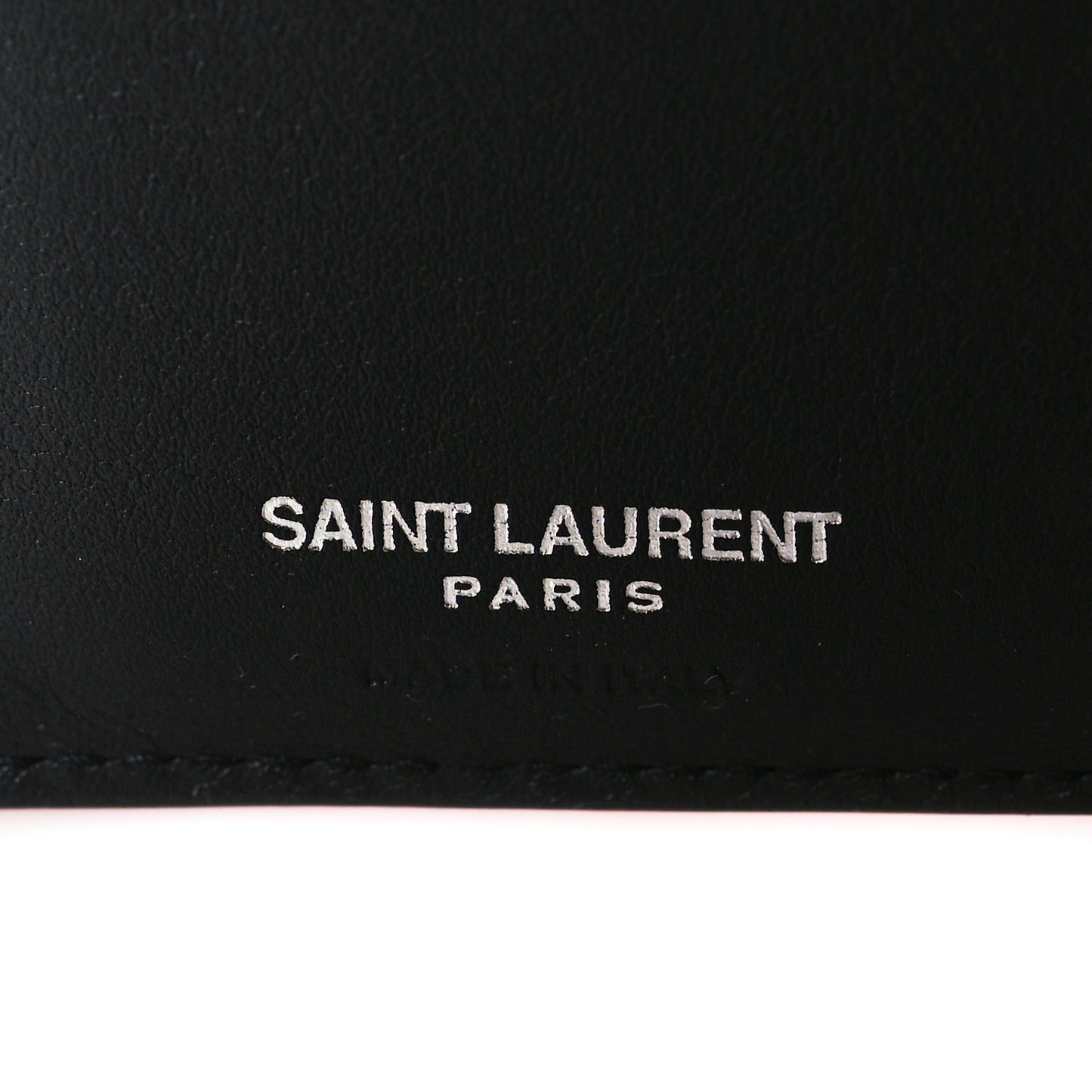 Patent Grain De Poudre Matelasse Chevron Monogram Zipped Two-Part Wallet Neon Pink