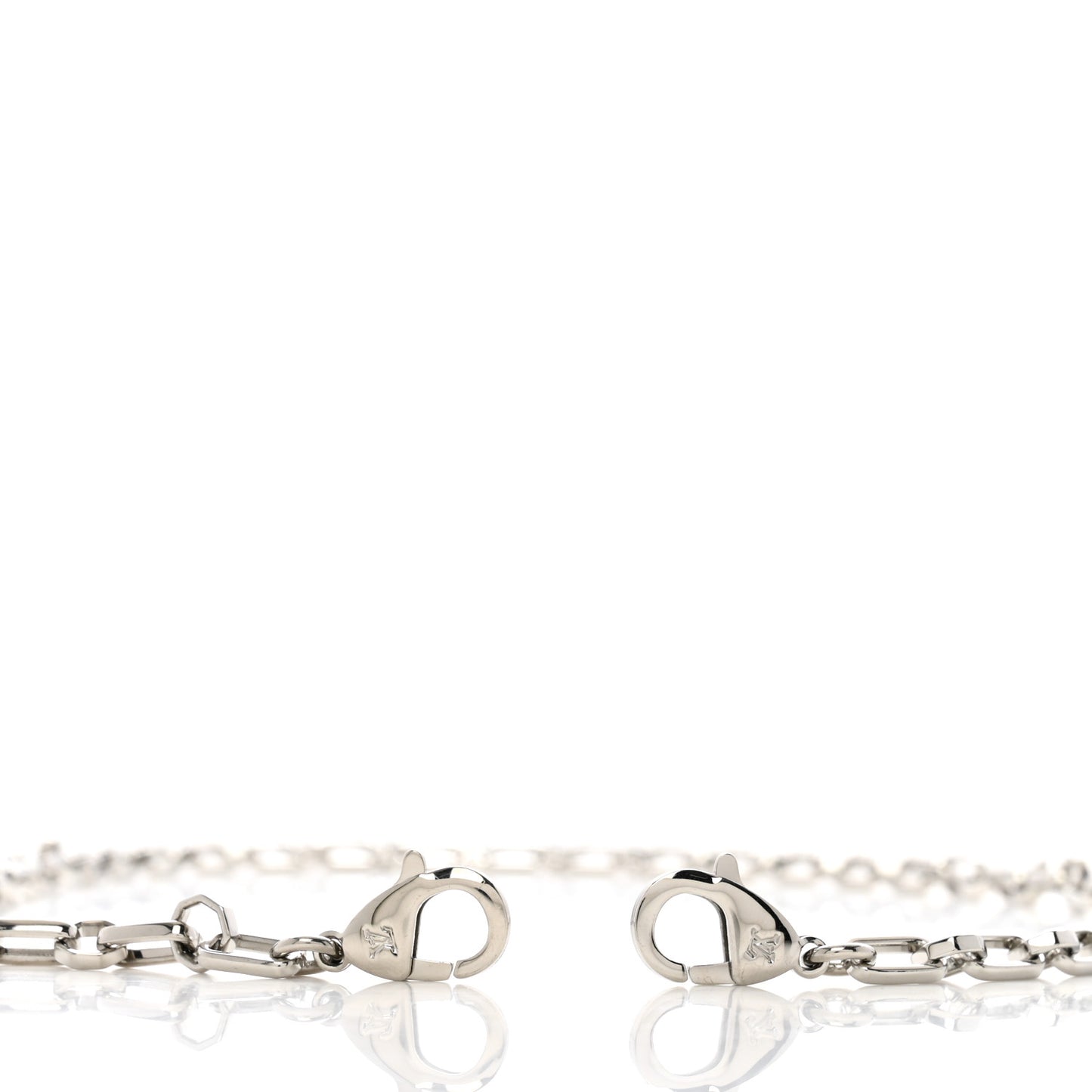Metal Dauphine Chain Long Shoulder Strap Silver