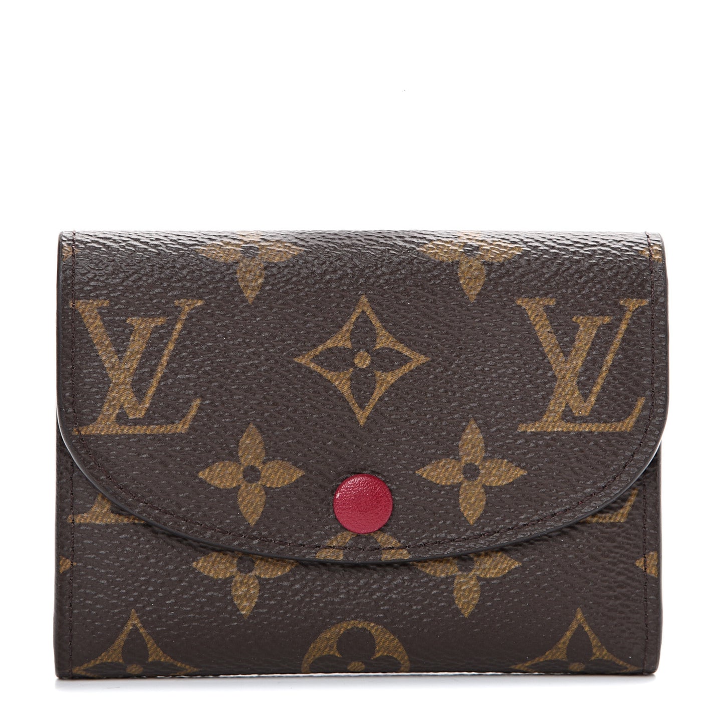 Monogram Rosalie Coin Purse Fuchsia