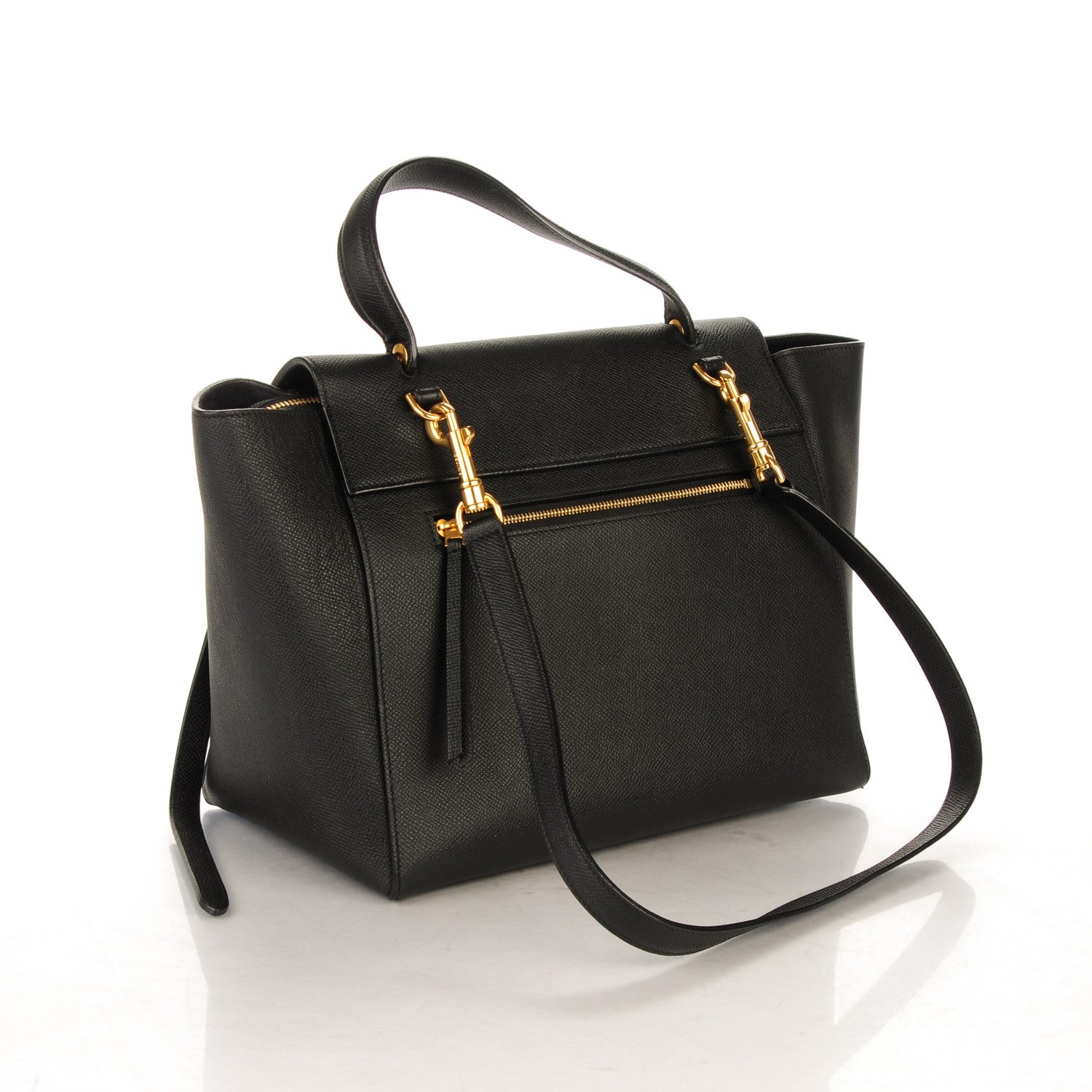 Celine Grained Calfskin Mini Belt Bag Black 8 of 11