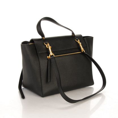 Celine Grained Calfskin Mini Belt Bag Black 8 of 11