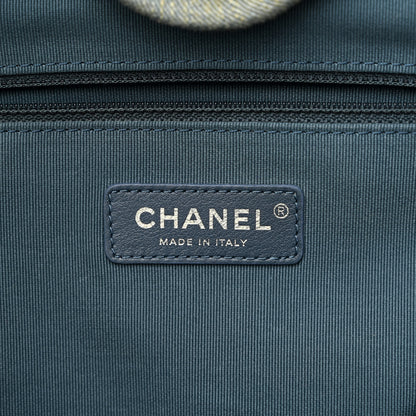 Chanel Denim Small Deauville Tote Light Blue 8 of 13