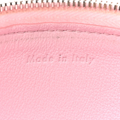 Celine Lambskin Bi-Color Coin and Card Pouch Pale Pink Espresso 6 of 9