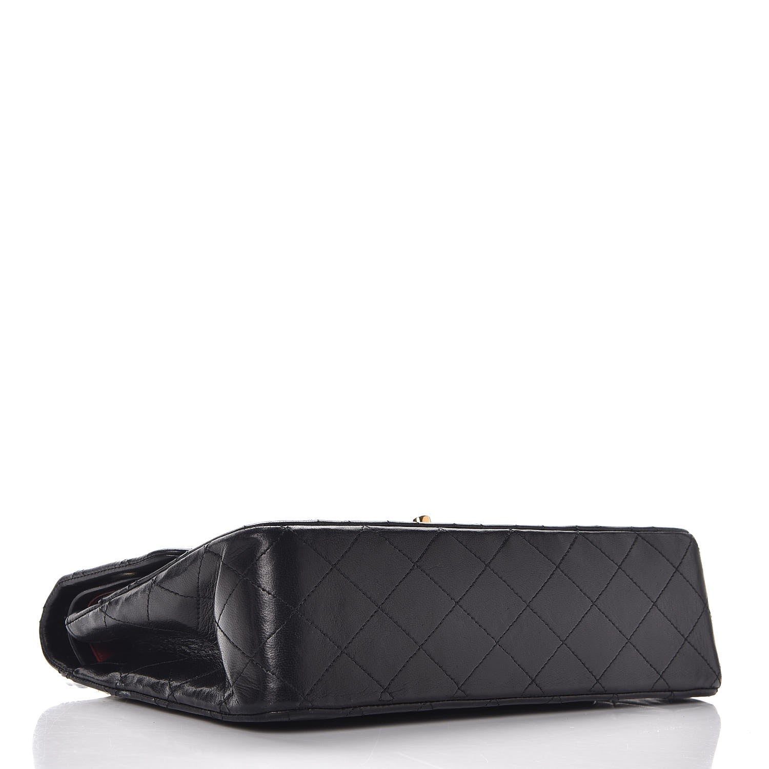 Chanel Lambskin Quilted Medium Double Flap Black 5 of 11