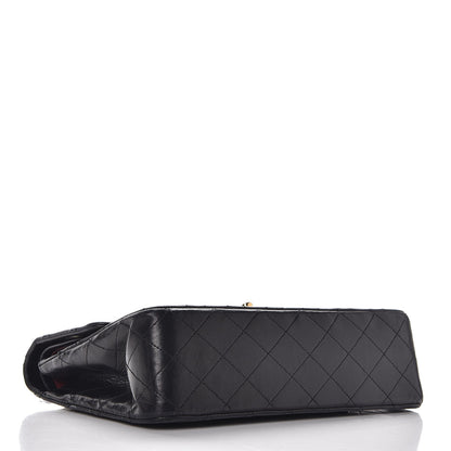 Chanel Lambskin Quilted Medium Double Flap Black 5 of 11