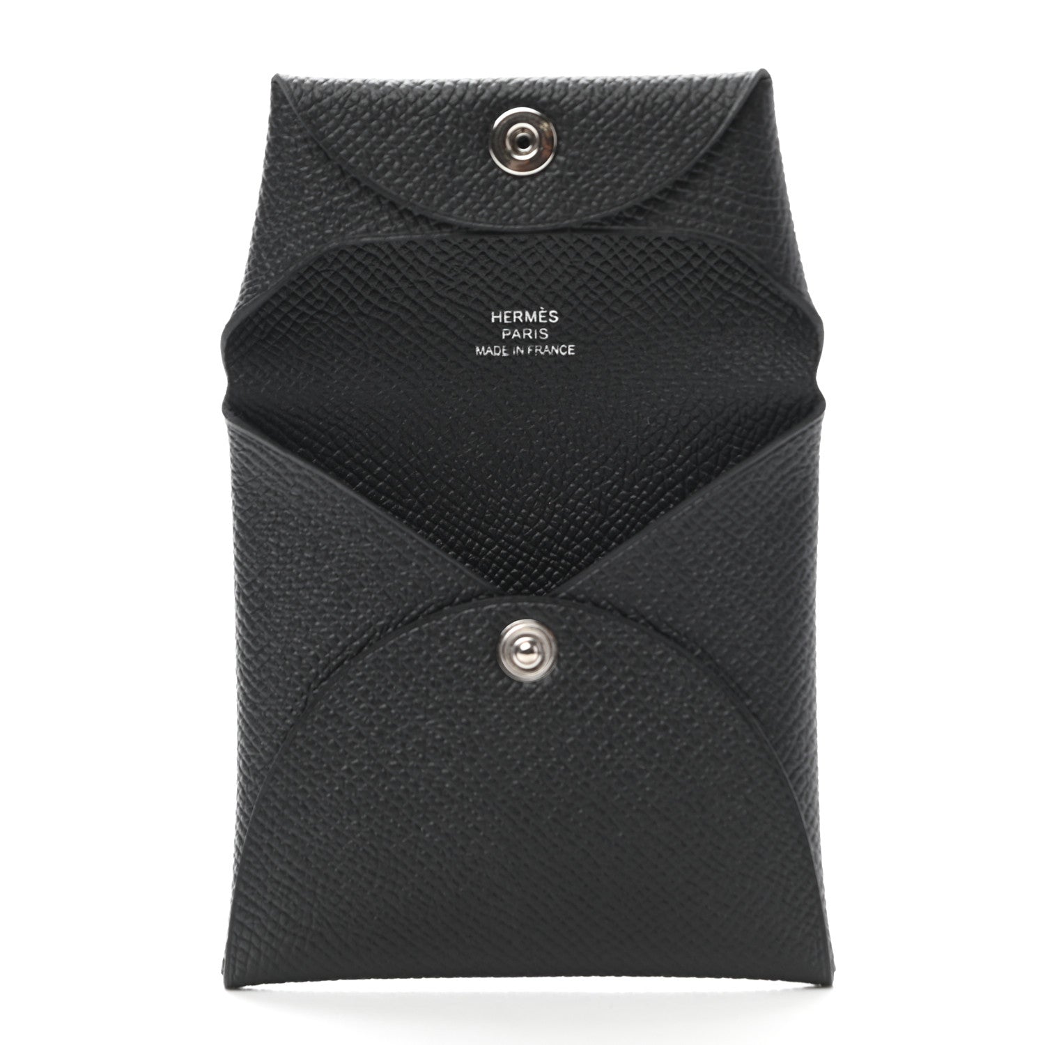 Hermes Epsom Bastia Coin Purse Black 5 of 8