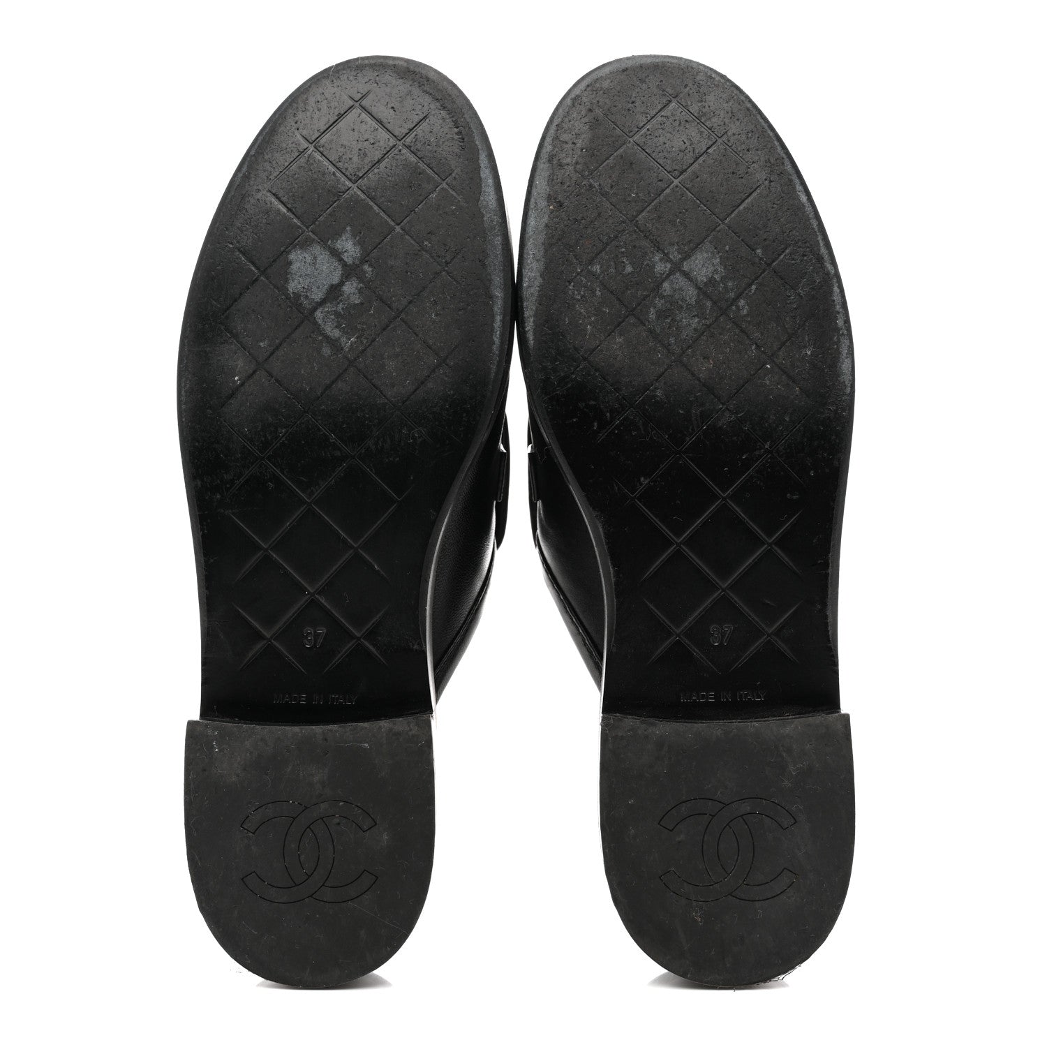 Chanel Lambskin Quilted CC Turnlock Mules 37 Black 6 of 11