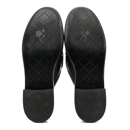 Chanel Lambskin Quilted CC Turnlock Mules 37 Black 6 of 11