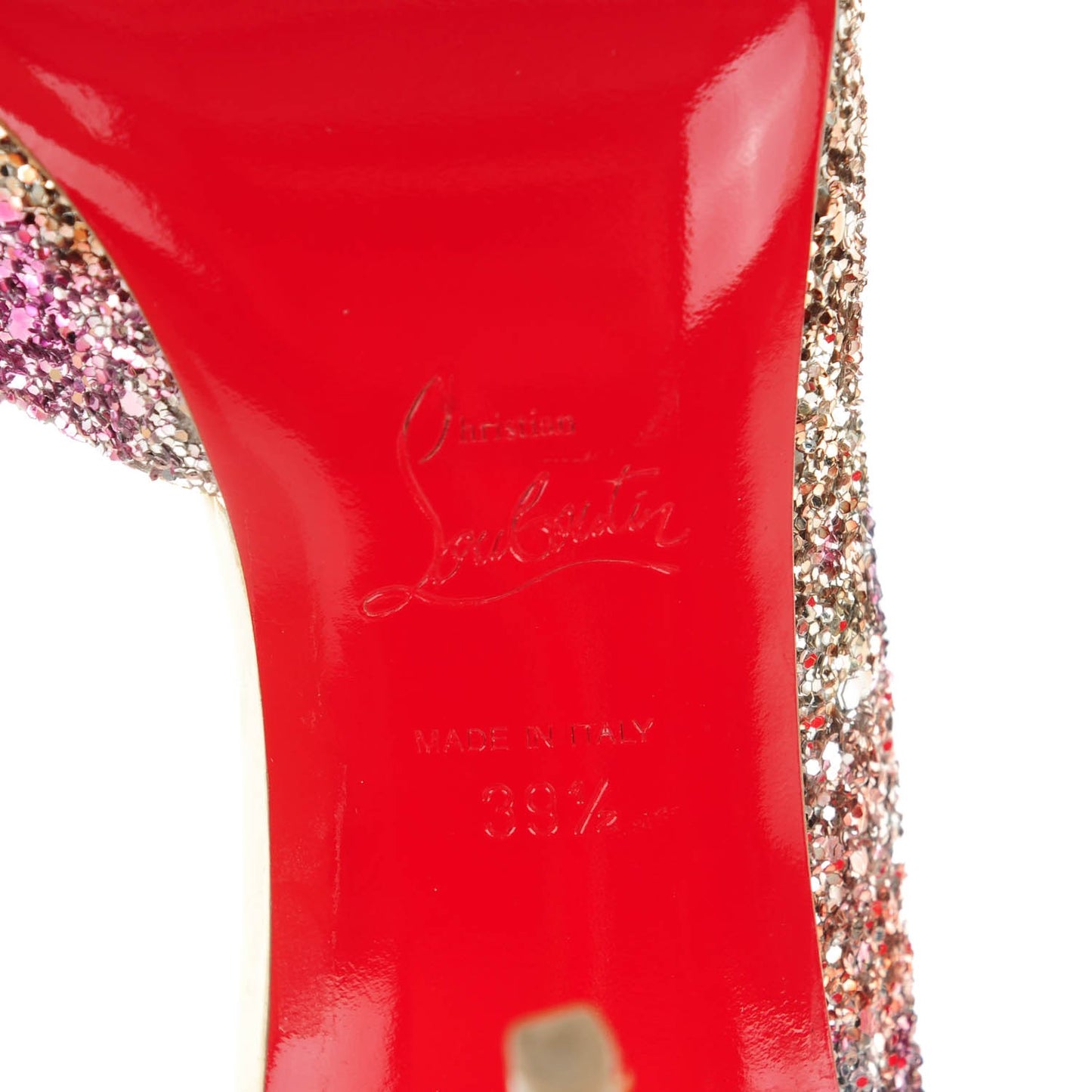 Glitter Demi You 100 Pumps 39.5 Rosette Gold