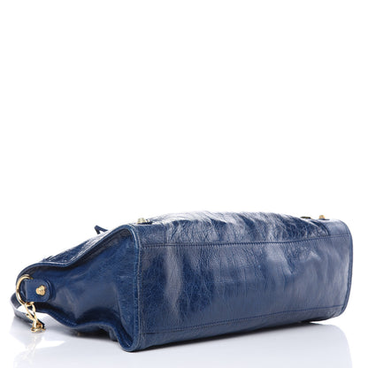 Balenciaga Agneau Giant 12 Gold Hardware City Bleu Mineral 4 of 10