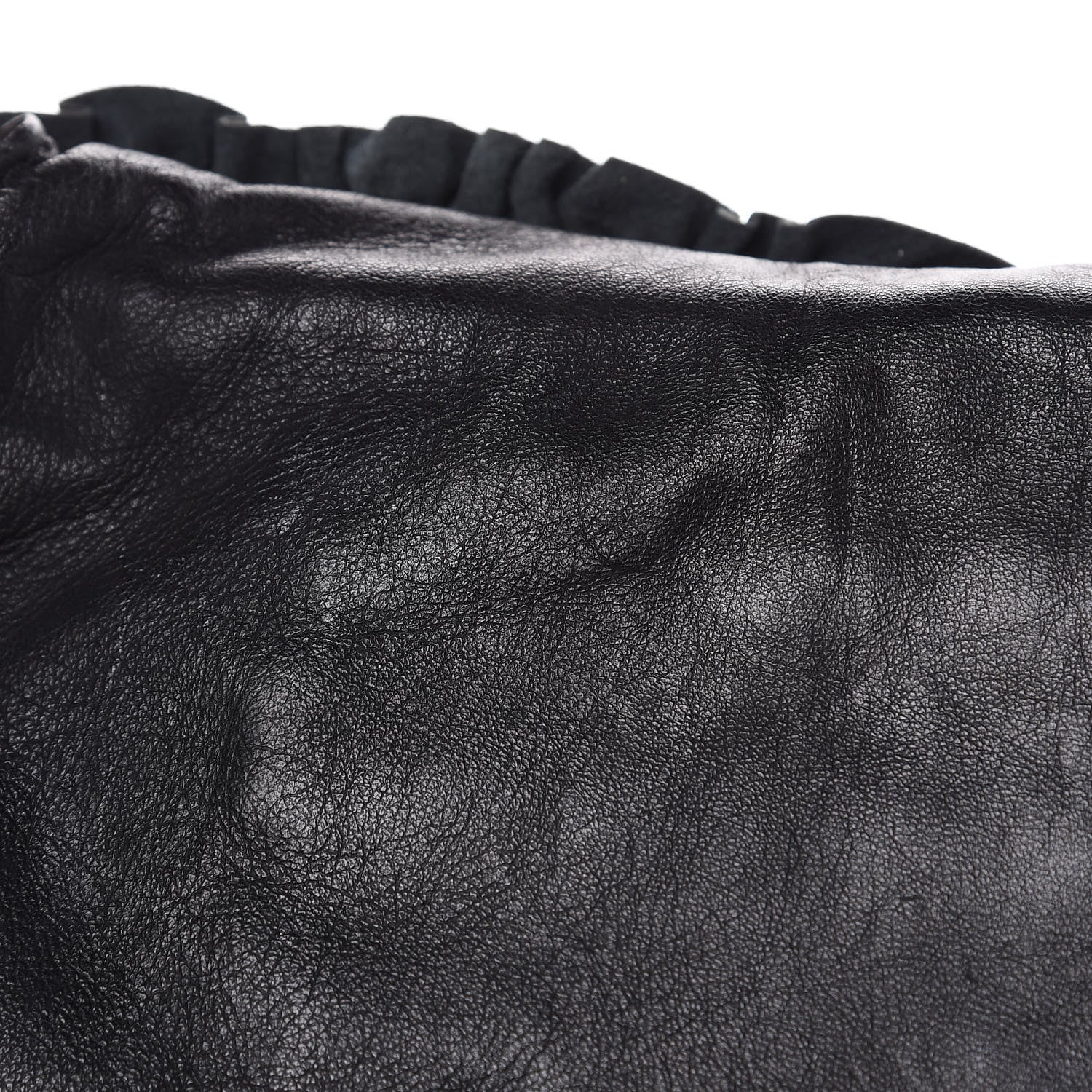 Valentino Garavani Lambskin Laser Cut Laceland Shoulder Bag Black 7 of 14