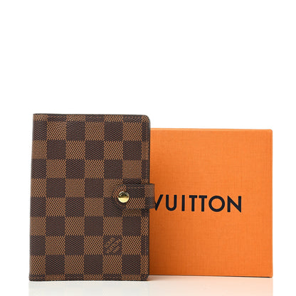 Louis Vuitton Damier Ebene Small Ring Agenda Cover 7 of 7