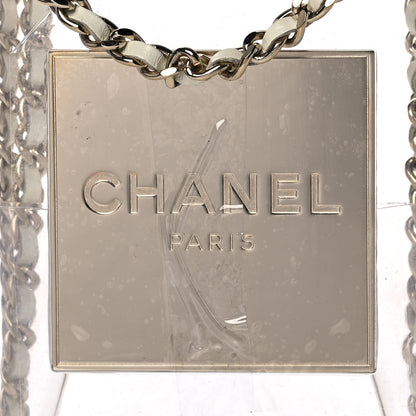 Chanel Transluscent Plexiglass Perfume Bottle Clutch 5 of 7