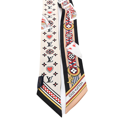 Louis Vuitton Silk Monogram LV Card Game BB Bandeau White 2 of 3