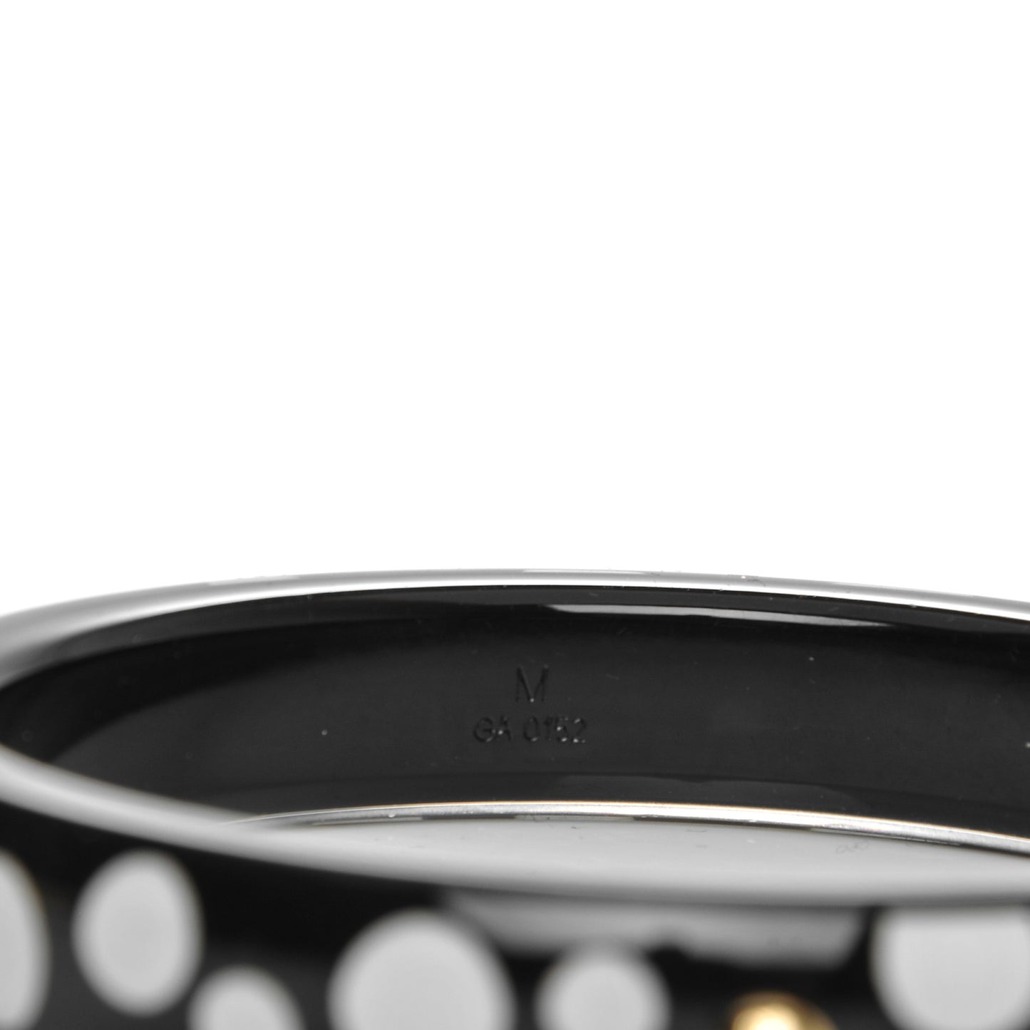 Kusama Infinity Dots Medium Bangle PM Black
