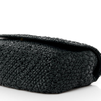 Saint Laurent Raffia Monogram Medium Jamie Black 11 of 11