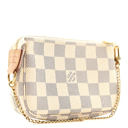 Louis Vuitton Damier Azur Mini Pochette Accessories 3 of 10