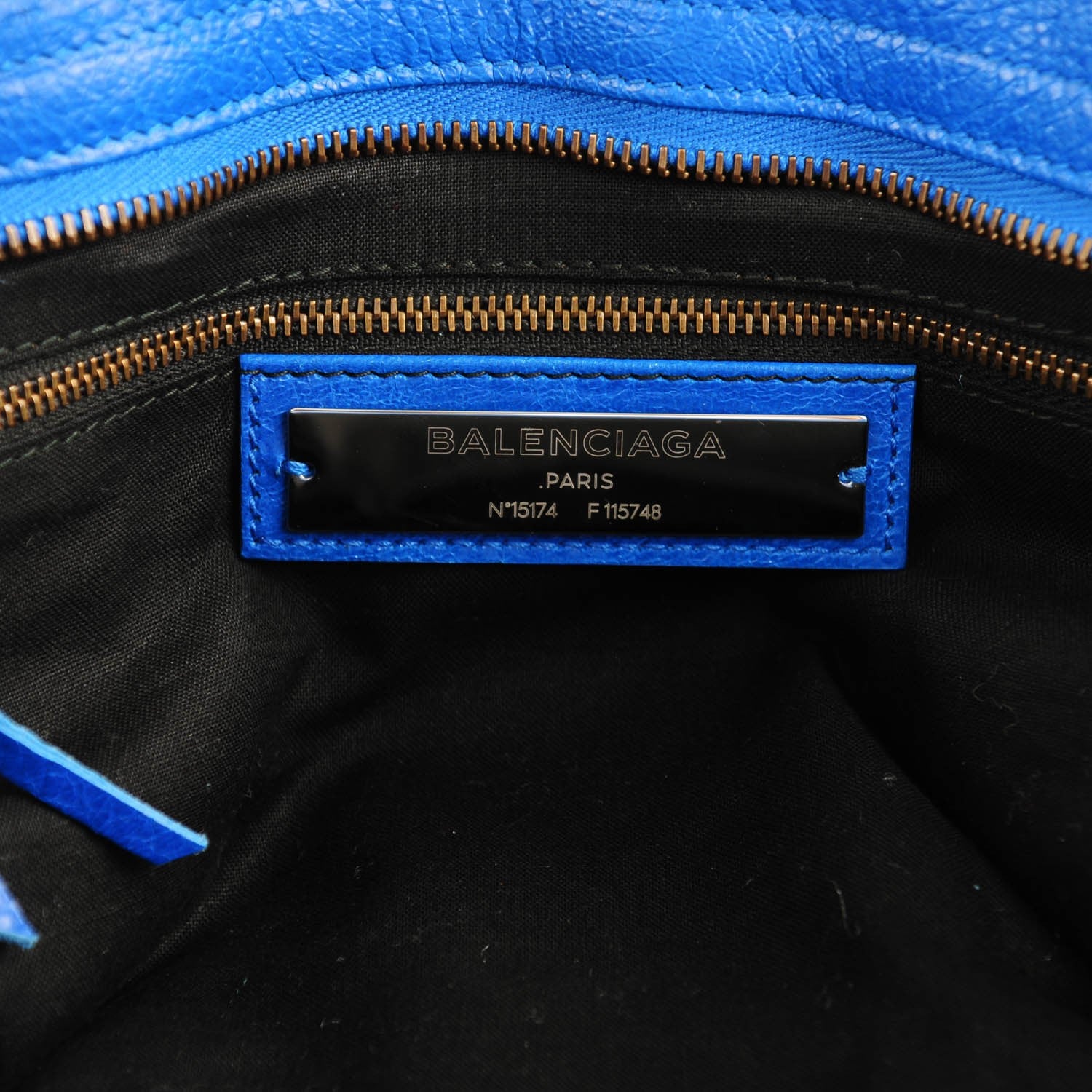 Balenciaga Agneau Classic Hardware City Bleu Lazuli 7 of 12