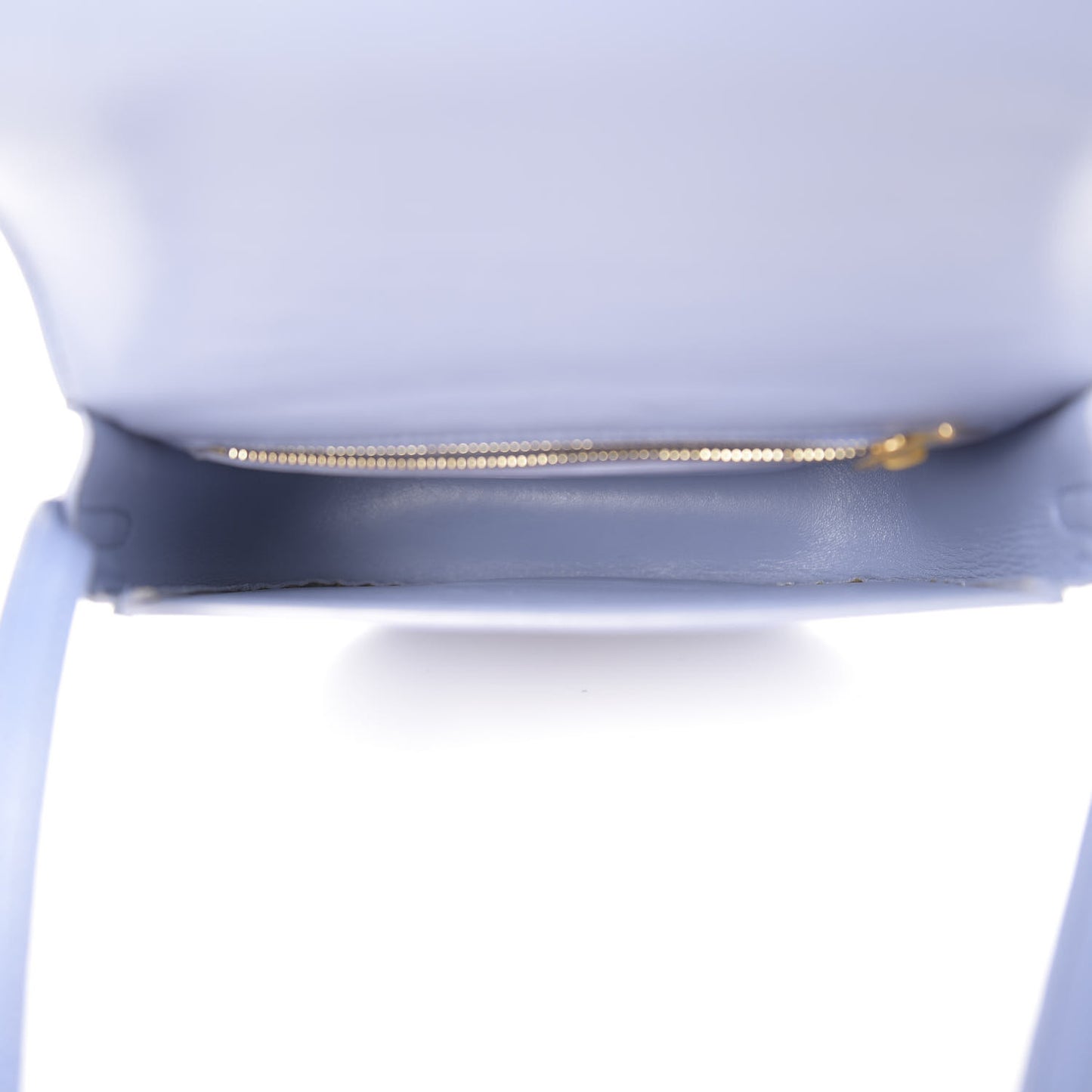 Grained Calfskin Small Trotteur Porcelain