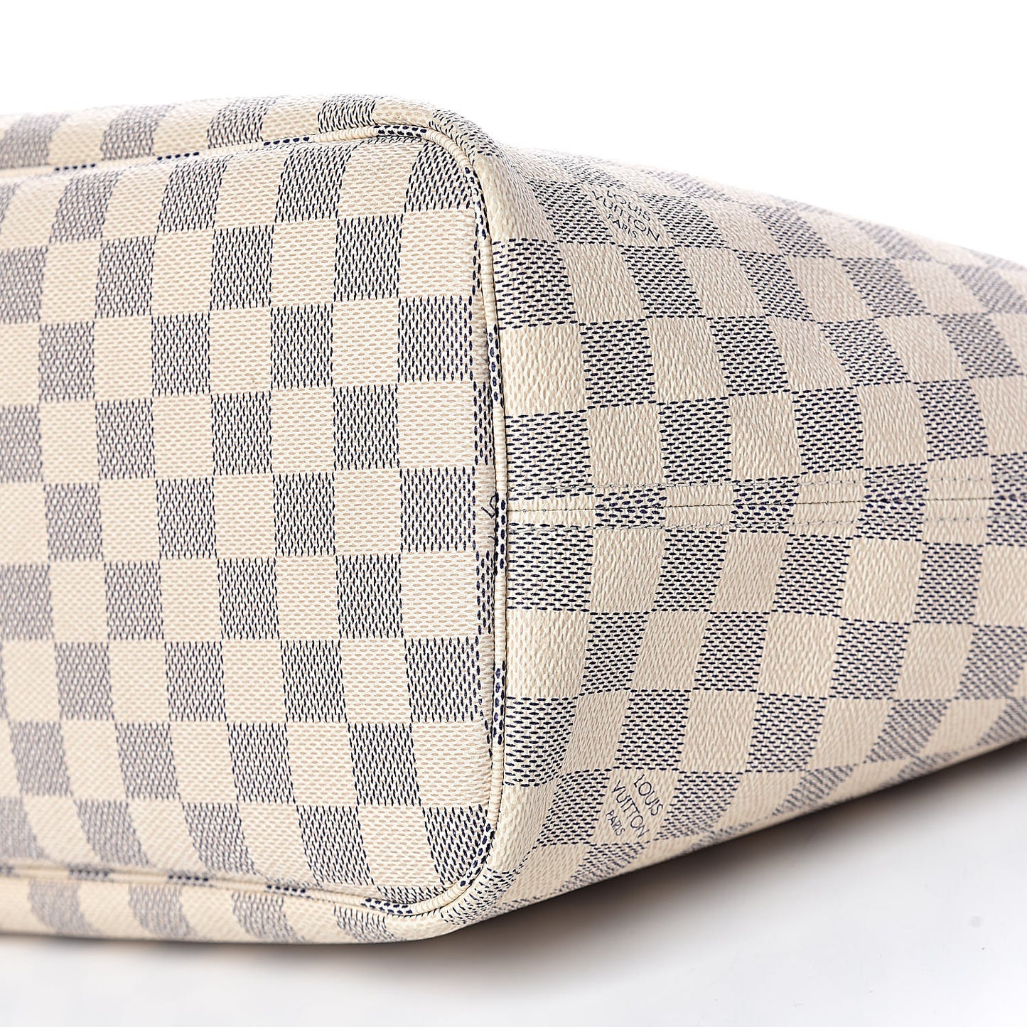 Damier Azur Neo Neverfull MM Rose Ballerine