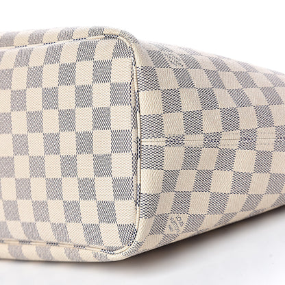 Louis Vuitton Damier Azur Neo Neverfull MM Rose Ballerine 19 of 19