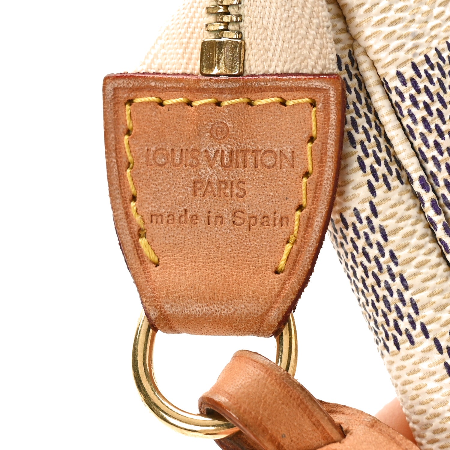 Louis Vuitton LOUIS VUITTON Damier Azur Pochette Accessories 7 of 10