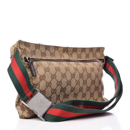Gucci Monogram Web Belt Bag Dark Brown 3 of 11