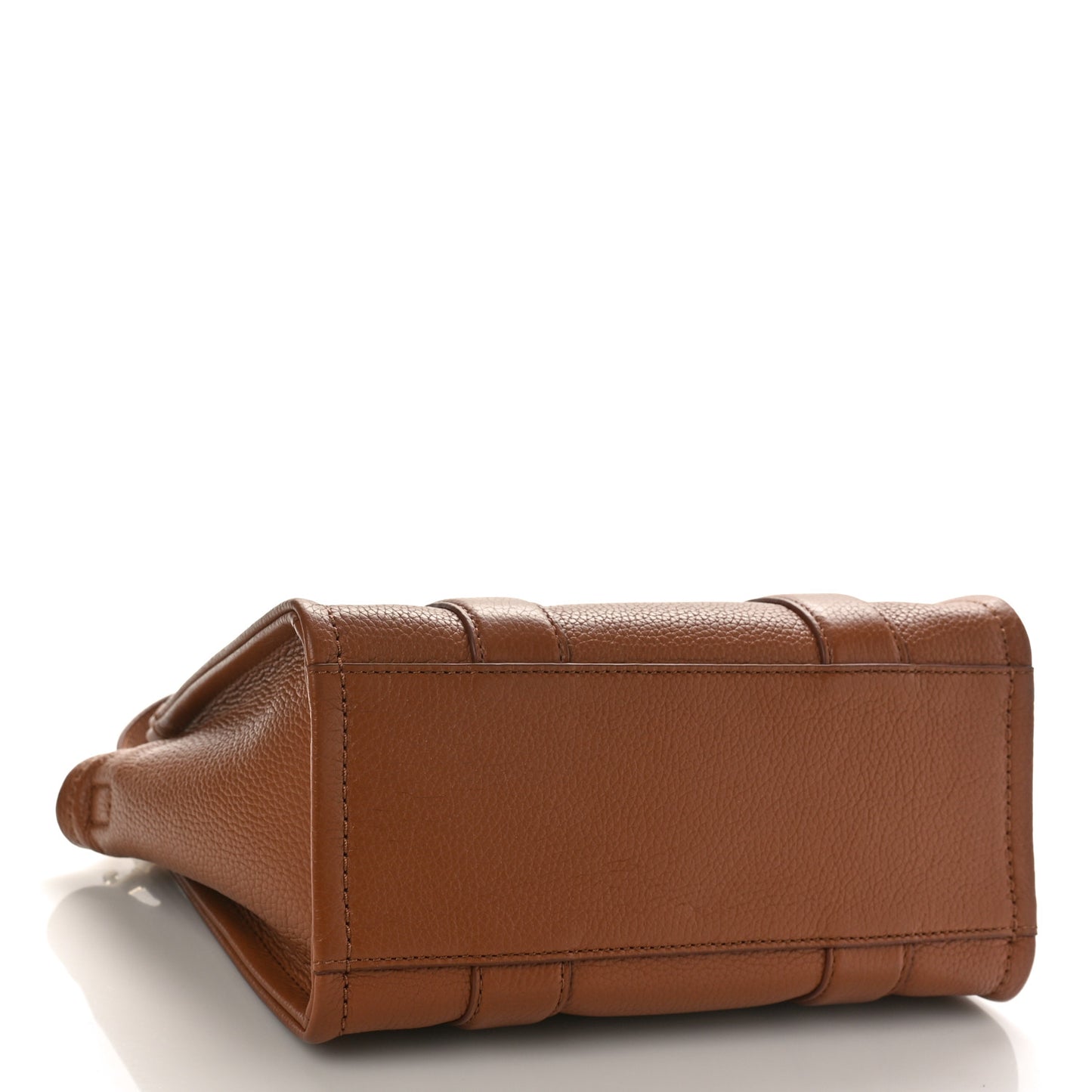 Grained Calfskin Mini The Tote Bag Argan Oil