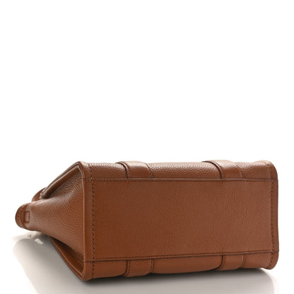 Marc Jacobs Grained Calfskin Mini The Tote Bag Argan Oil 4 of 8
